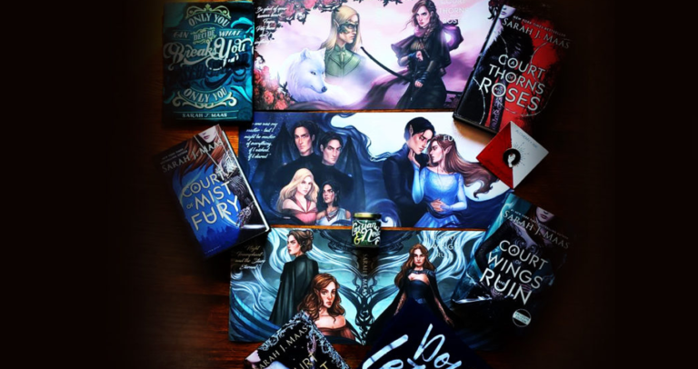 Produtos exclusivos de ACOTAR no Site The Bookish Box & Shop