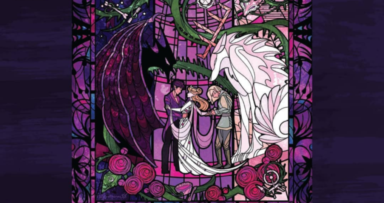 Linda arte de ACOTAR em estilo vitral contém 18 referências dos livros