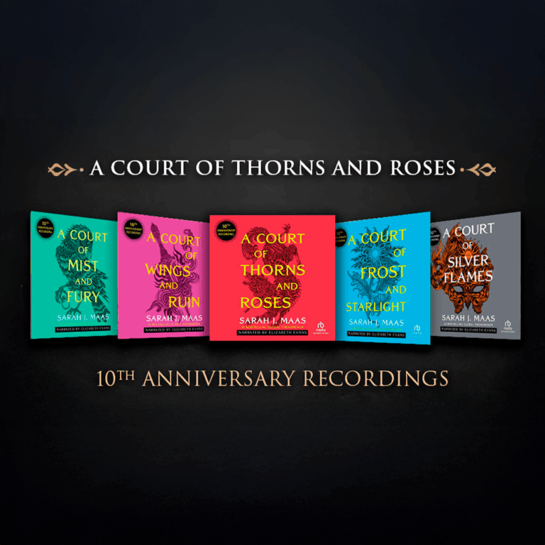 Audiolivros em comemoração aos 10 anos de ACOTAR serão publicados